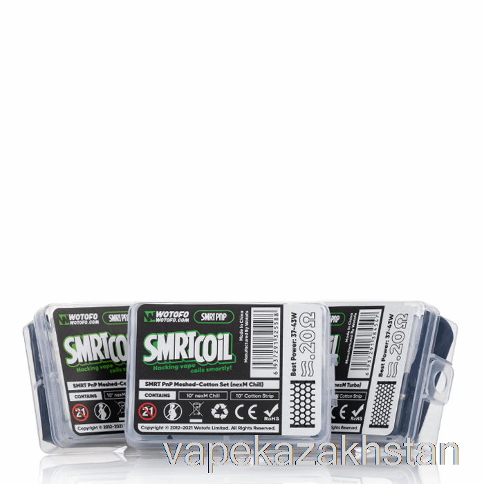 Vape Disposable Wotofo SMRT Cotton Set [COTTON SET] 0.6ohm RPM Mesh